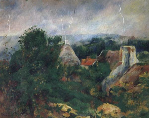 Paul Cezanne La Roche-Guyon France oil painting art